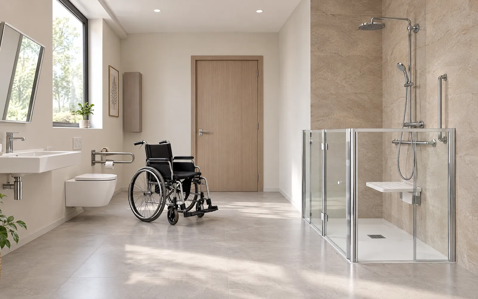 Box doccia accessibili su misura CSA