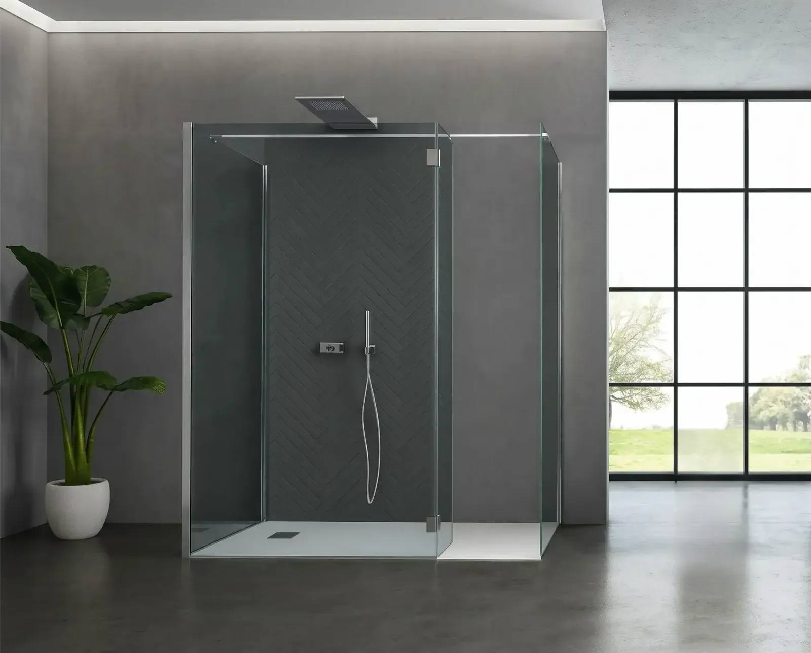 Shower enclosure spare parts: seals, hinges and rollers